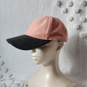 BDG Urban Outfitters Peach & Black Wool Baseball Cap